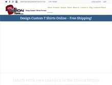 Tablet Screenshot of myvisiontees.com